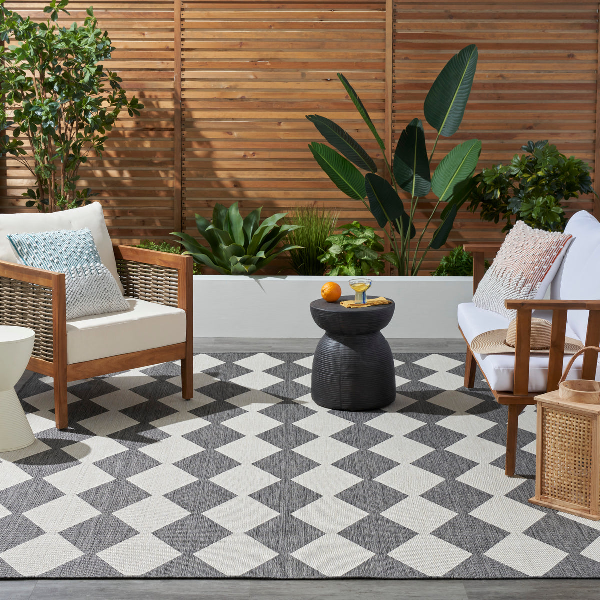 nourison positano pos04 charcoal rug