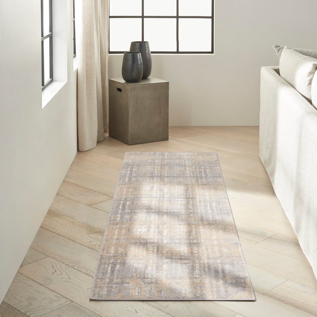 nourison ck005 enchanting ech05 grey ivory rug