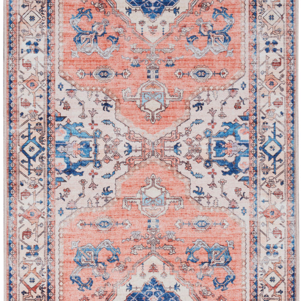 nourison fulton ful11 coral rug