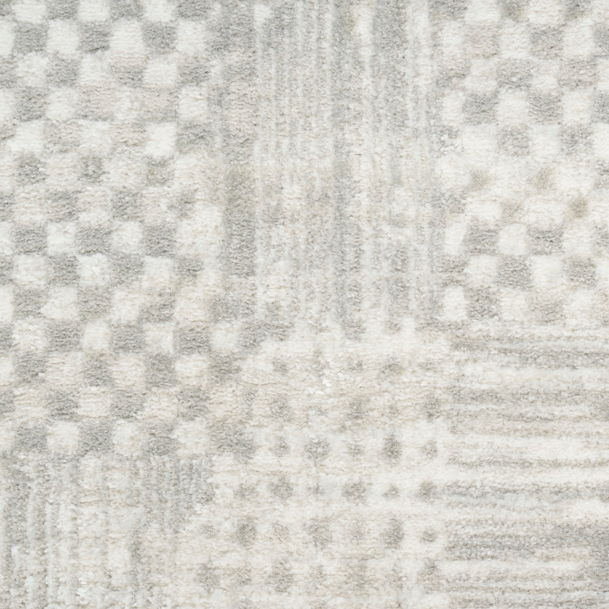 nourison glitz glz09 silver grey rug