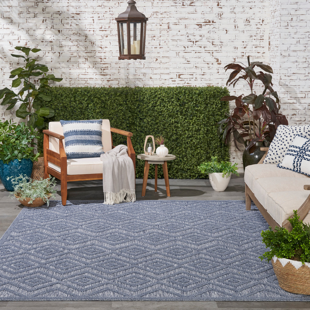 nourison versatile nrv01 denim blue rug