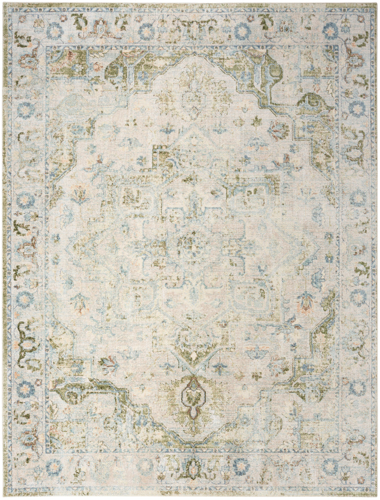 nourison astra machine washable asw12 blue green rug