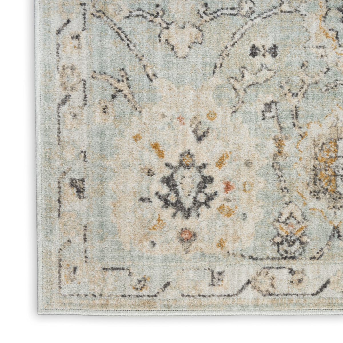 nourison oushak home ous01 mint rug