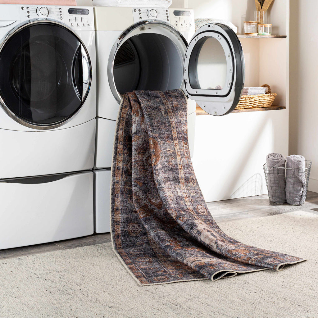 Hauteloom Lagangilang LAGAN Beige Machine Made Polyester Rug
