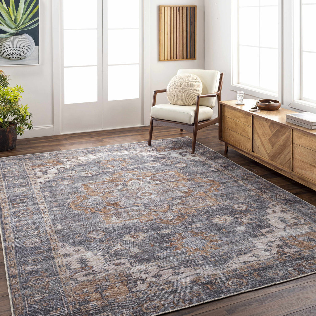 Hauteloom Lagangilang LAGAN Beige Machine Made Polyester Rug
