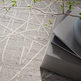 nourison ck044 wander wnd01 grey rug