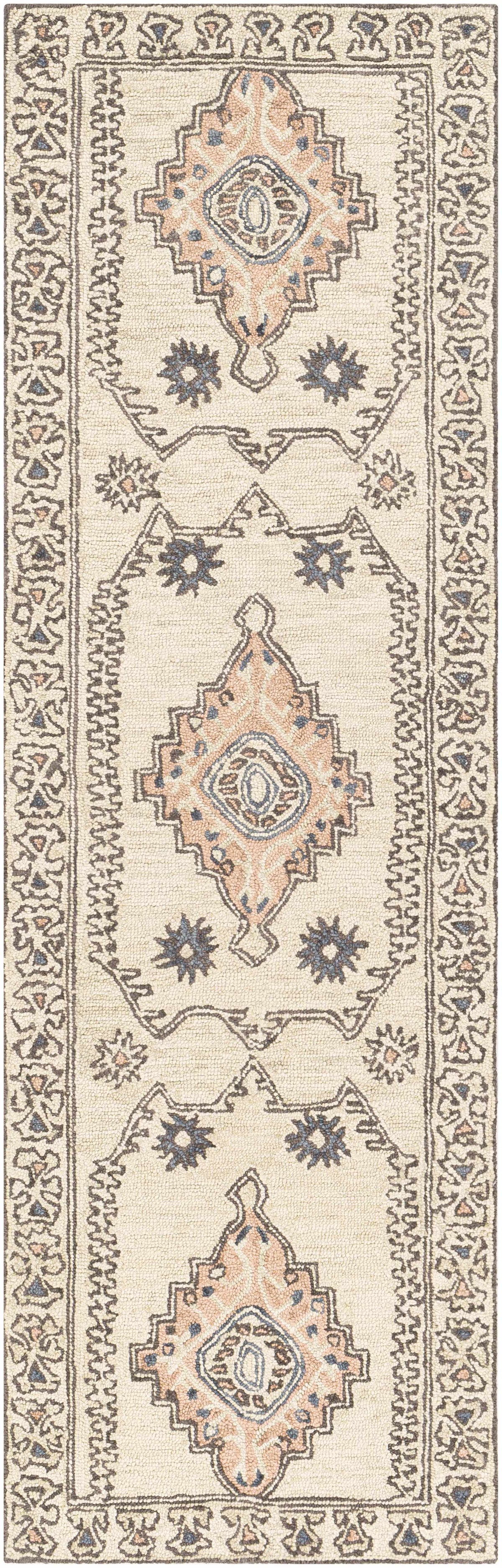 Hauteloom Laketon LAKET Peach Hand Tufted Wool Rug