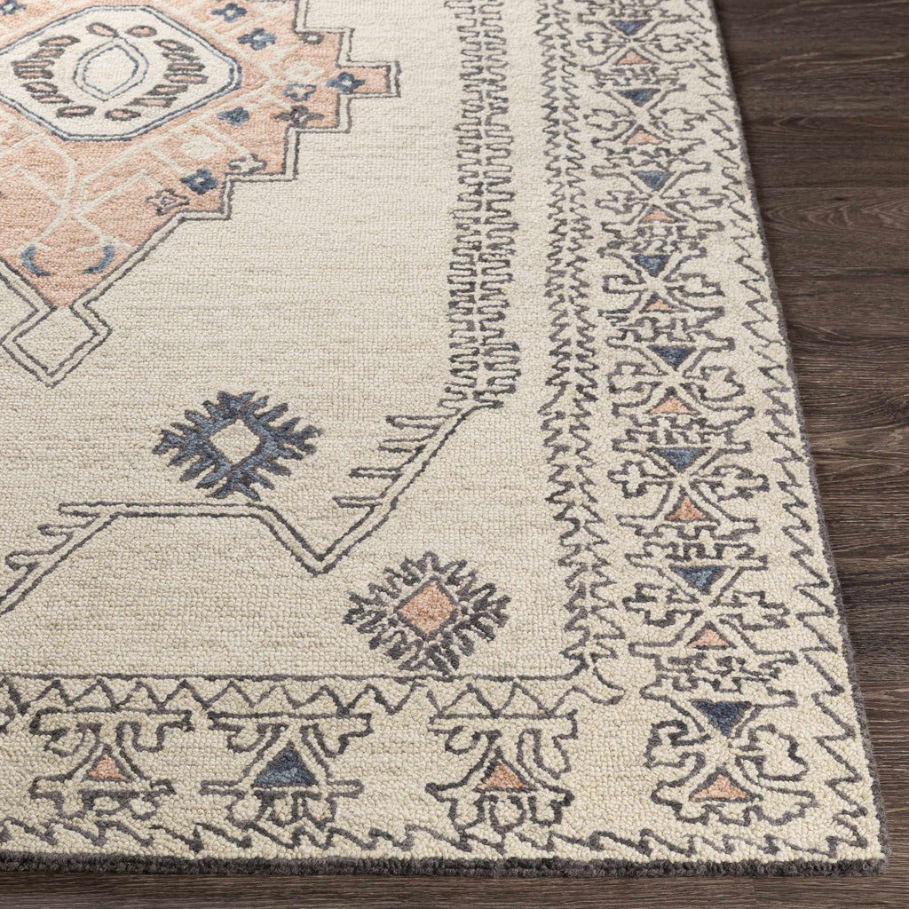 Hauteloom Laketon LAKET Peach Hand Tufted Wool Rug