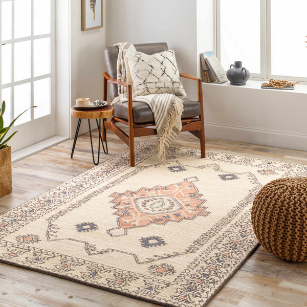 Hauteloom Laketon LAKET Peach Hand Tufted Wool Rug