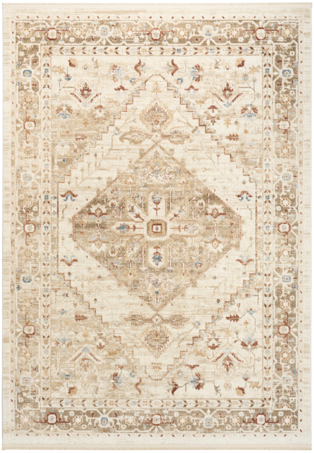 nourison pardis prd02 ivory taupe rug