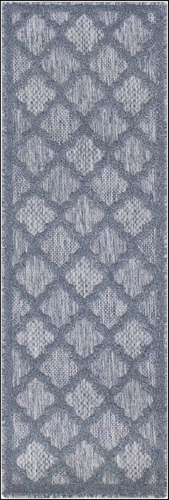 nourison easy care nes01 denim blue rug
