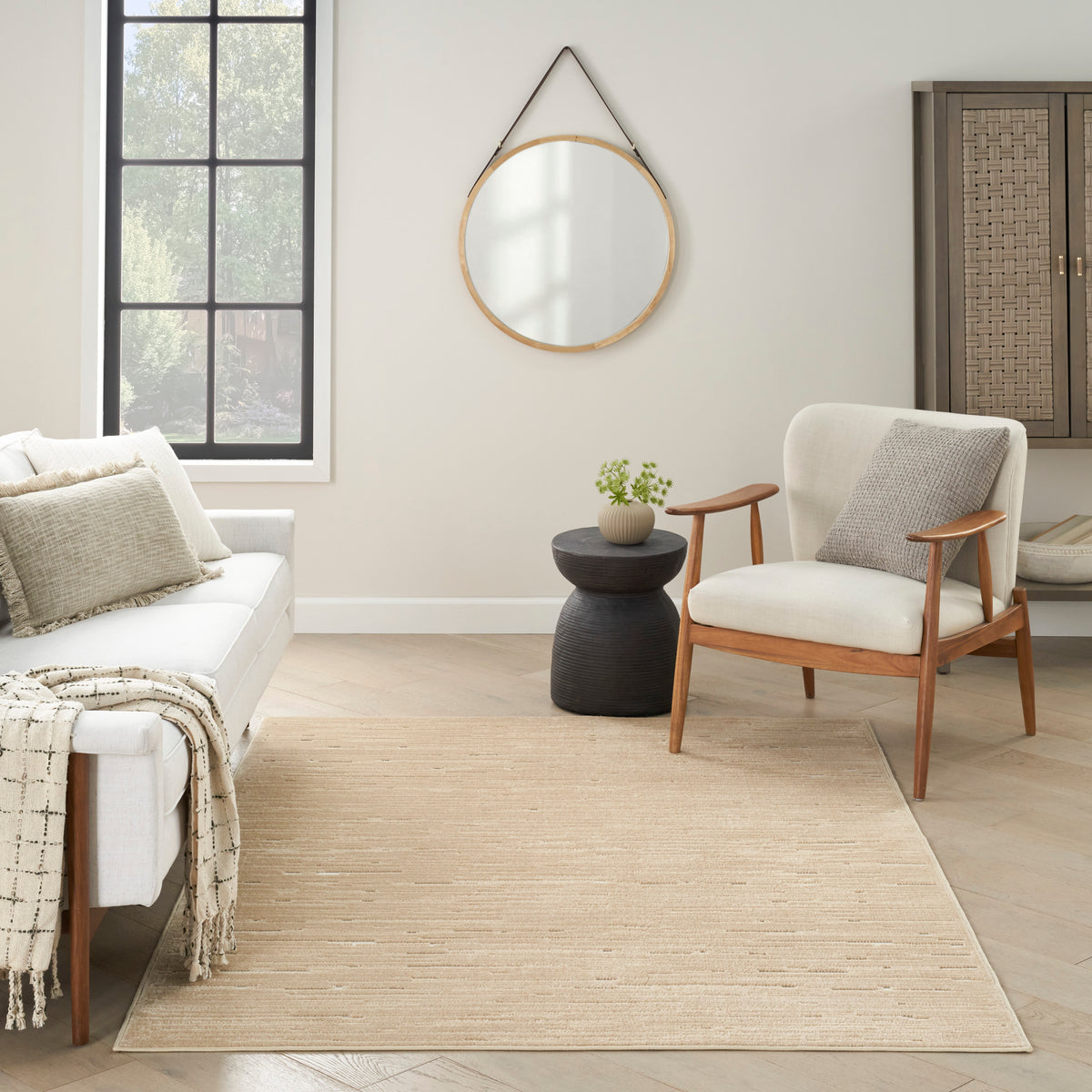nourison care free caf04 taupe rug