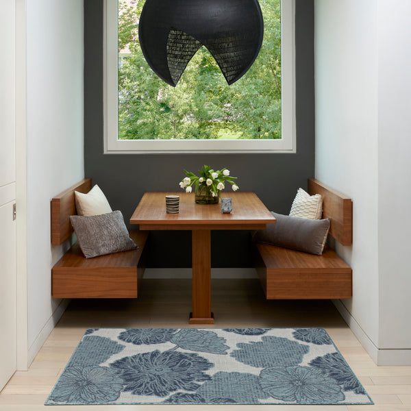nourison garden oasis goa04 blue rug
