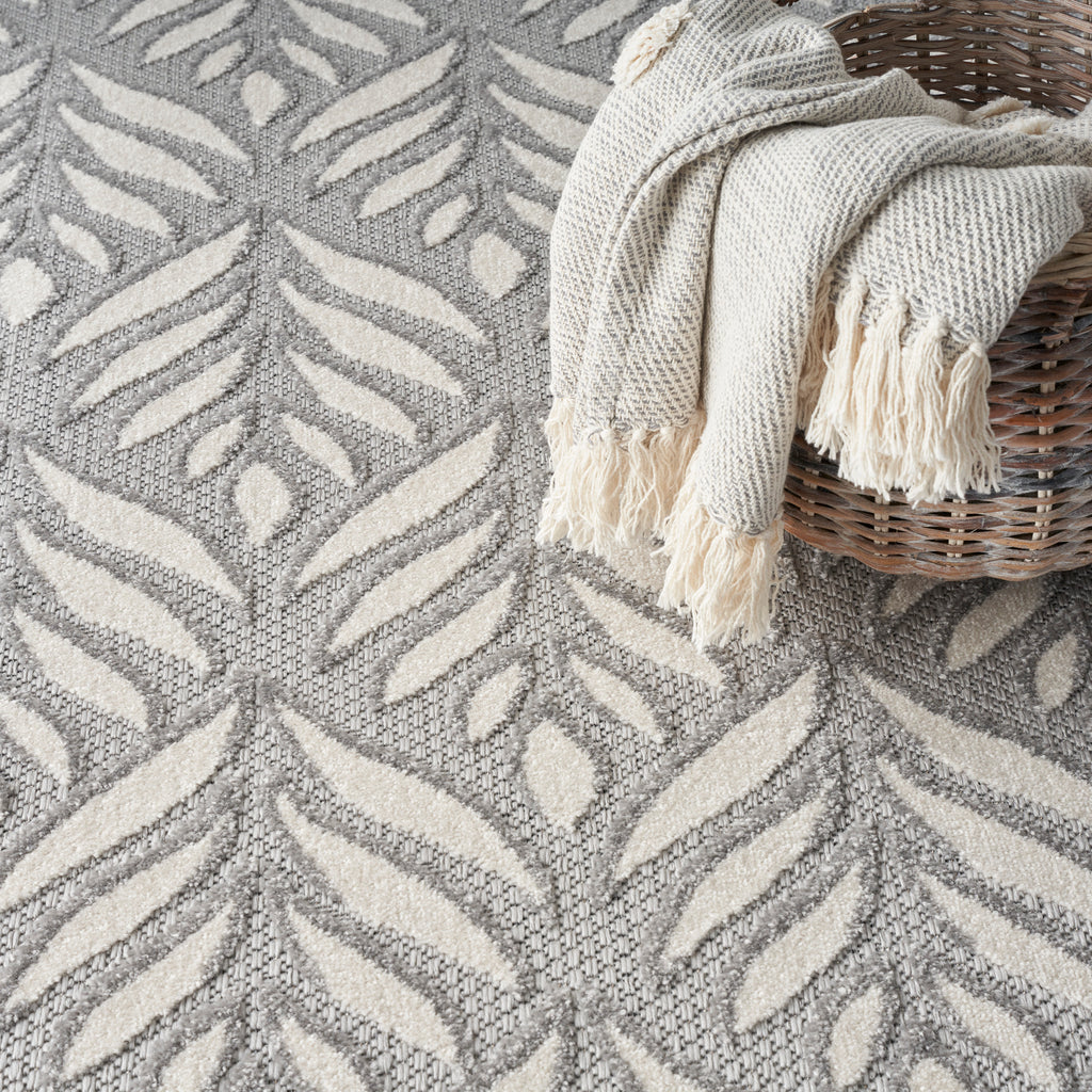 nourison aloha alh35 grey rug