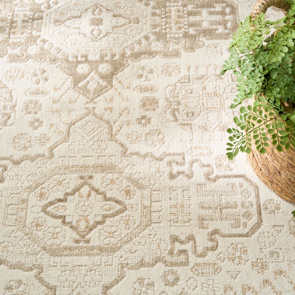 nourison pardis prd05 ivory beige rug