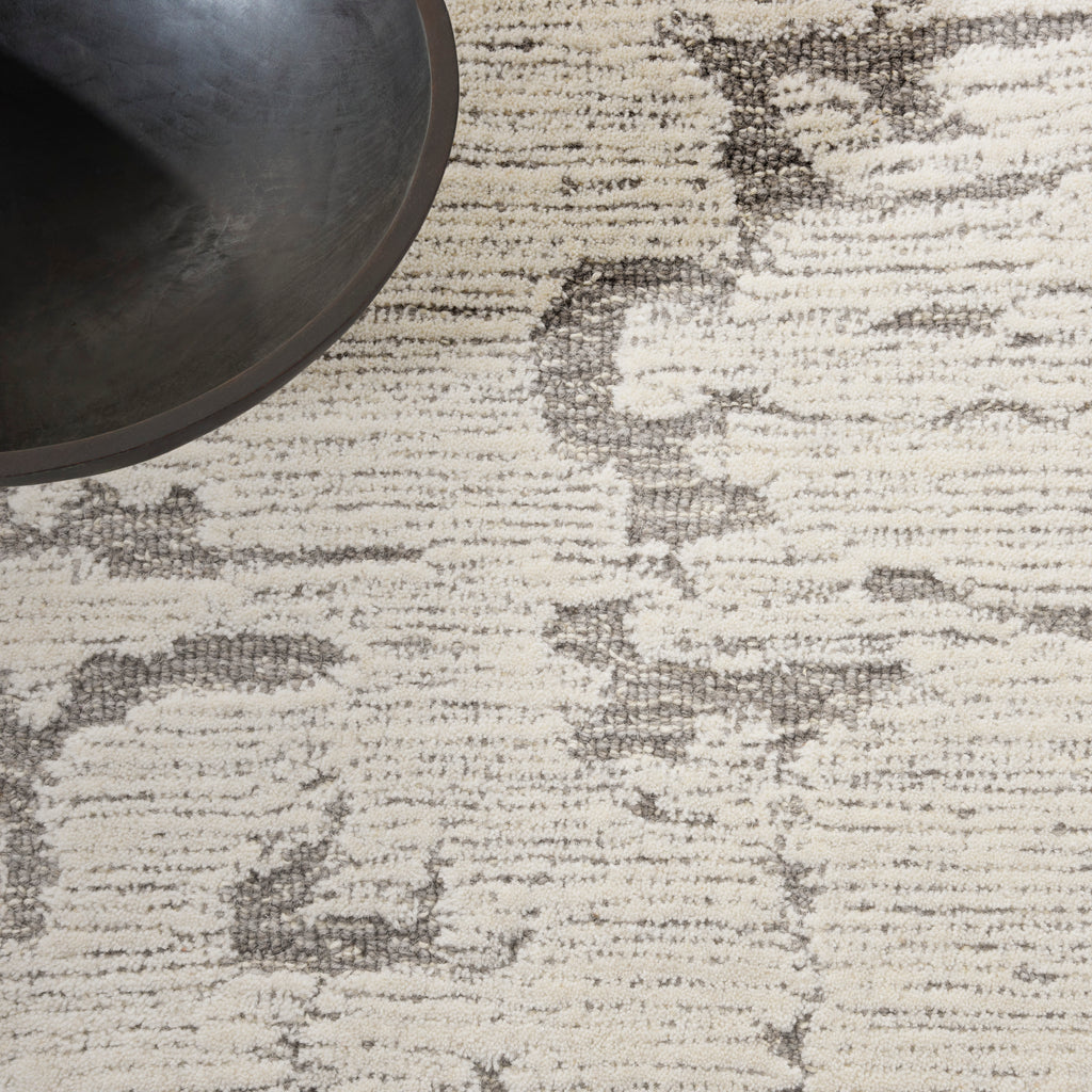 nourison ck009 sculptural scl01 grey rug