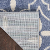 nourison nourison essentials nre04 blue ivory rug