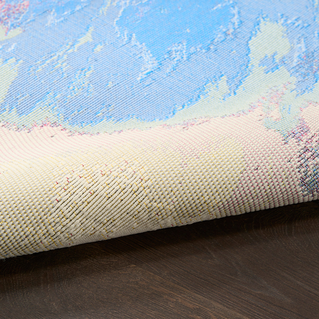 nourison color splash csp08 ivory multicolor rug