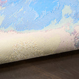 nourison color splash csp08 ivory multicolor rug