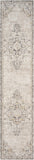 nourison antique fusion anf01 ivory charcoal rug