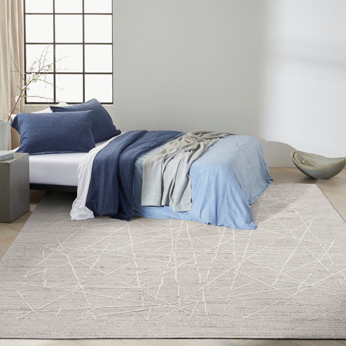nourison ck044 wander wnd01 grey rug
