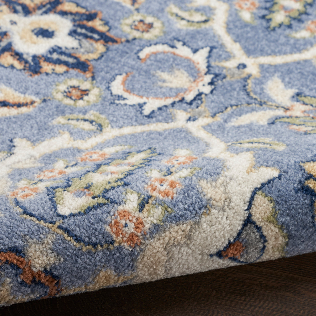 nourison allur alr03 light blue rug