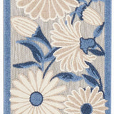 nourison aloha alh33 blue grey rug