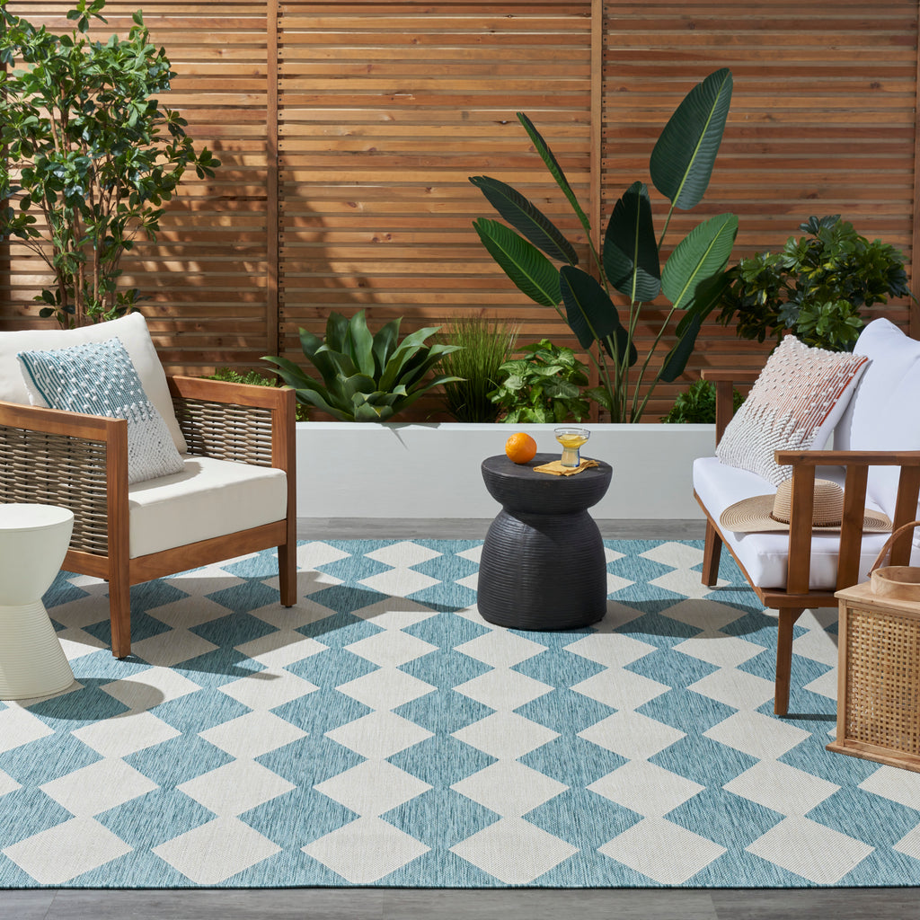 nourison positano pos04 aqua rug