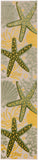 nourison aloha alh24 green yellow rug