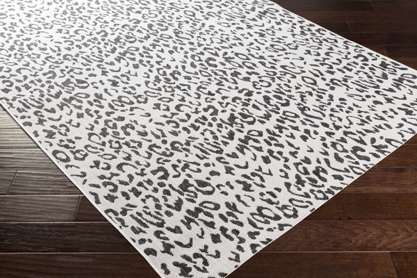 Hauteloom Alderbury LDRB Black Machine Made Polypropylene Rug