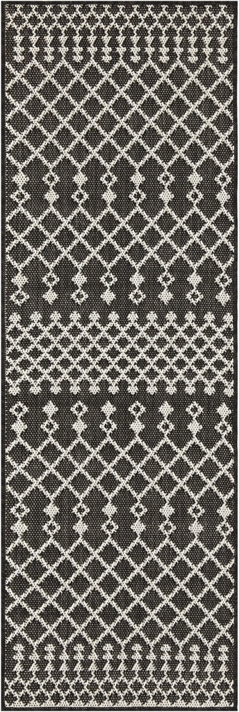 nourison positano pos02 black rug