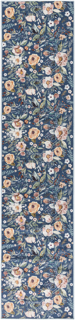 nourison nourison washables nwb01 navy multicolor rug