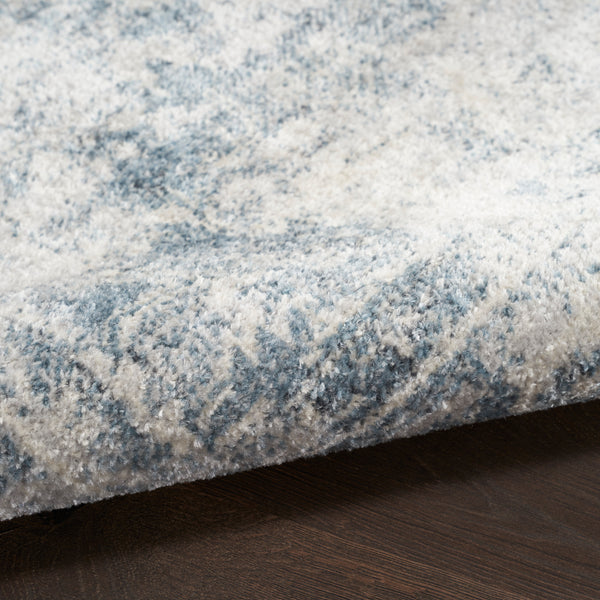 nourison astra machine washable asw11 blue ivory rug
