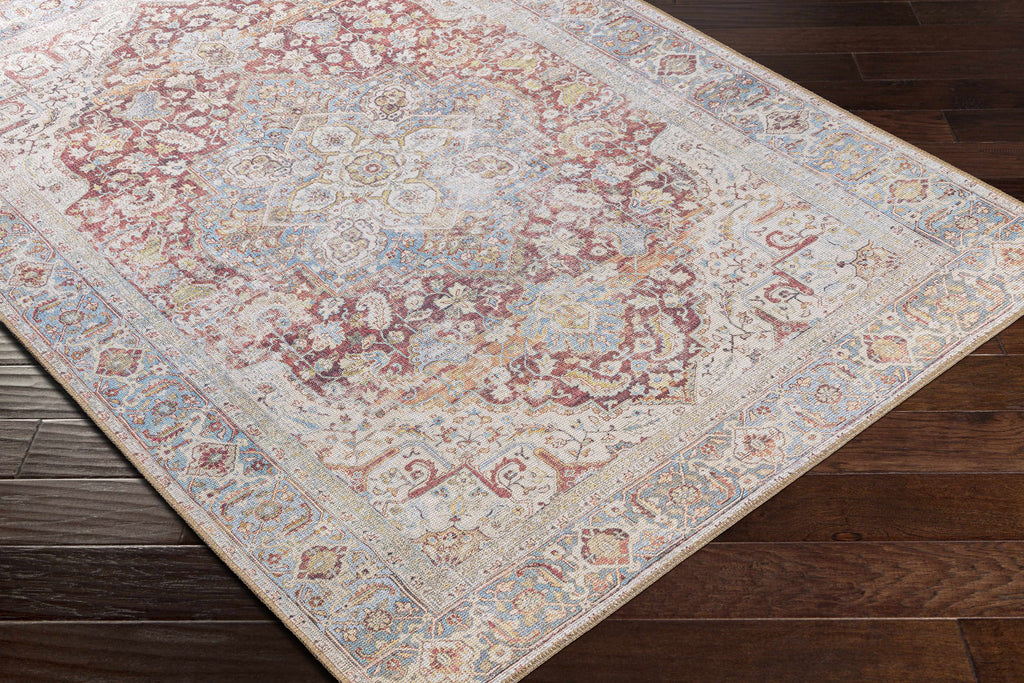 Hauteloom Leeston LEEST Cream Machine Made Polyester Rug