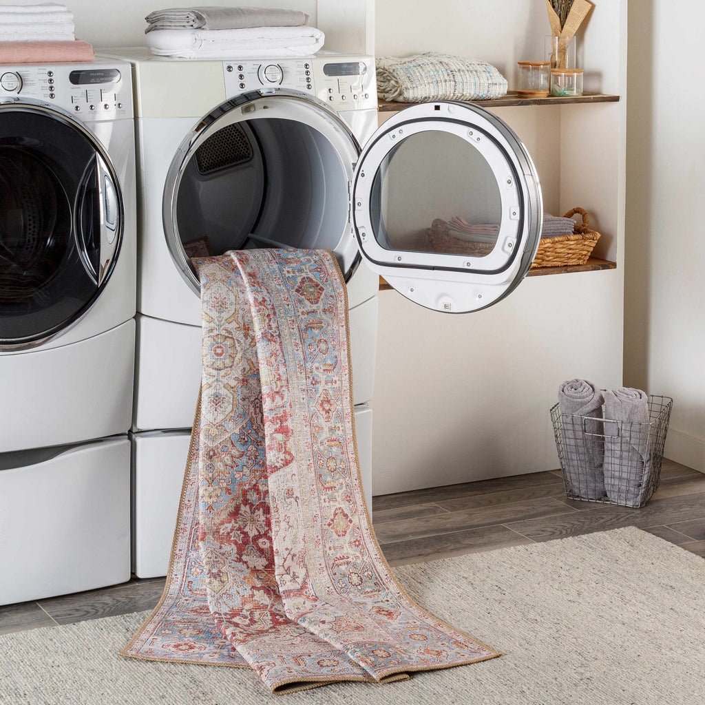 Hauteloom Leeston LEEST Cream Machine Made Polyester Rug