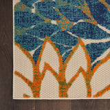 nourison aloha alh05 blue green rug