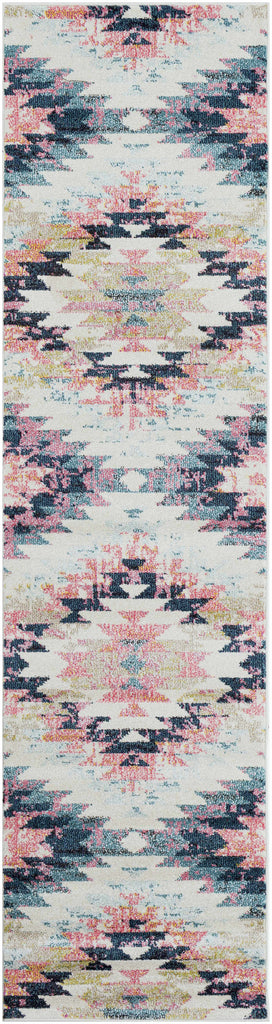 Hauteloom Lewisberry LEW White Machine Made Polypropylene Rug