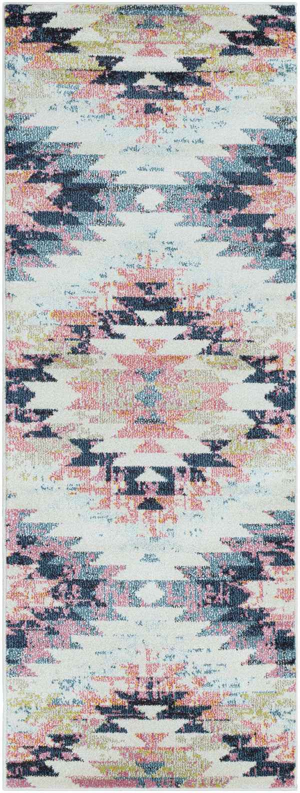 Hauteloom Lewisberry LEW White Machine Made Polypropylene Rug