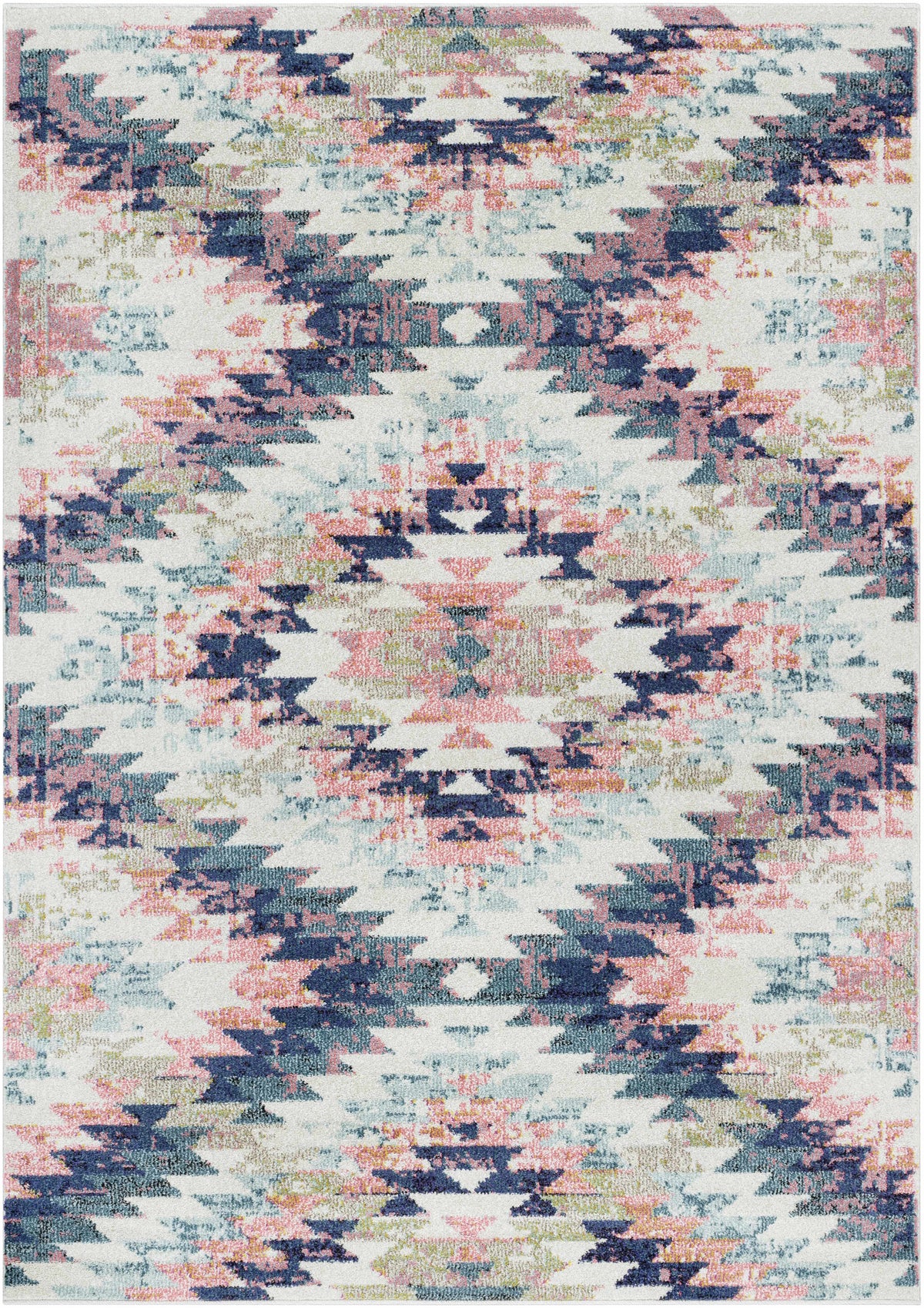 Hauteloom Lewisberry LEW White Machine Made Polypropylene Rug