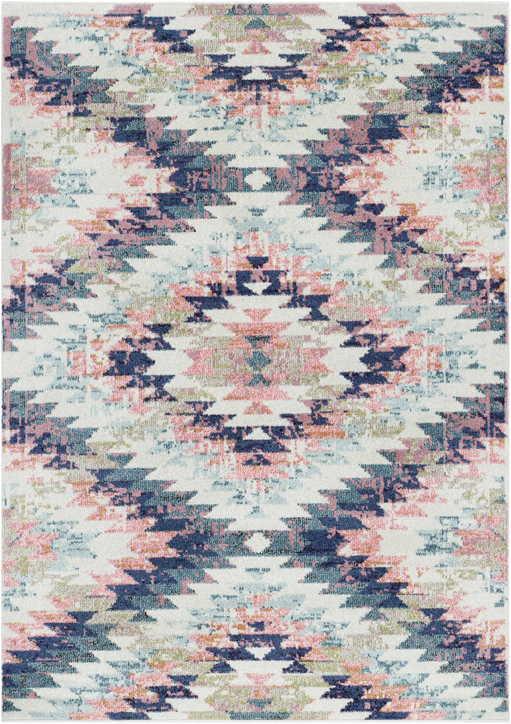 Hauteloom Lewisberry LEW White Machine Made Polypropylene Rug