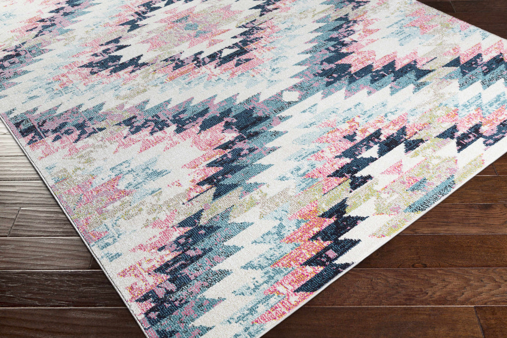 Hauteloom Lewisberry LEW White Machine Made Polypropylene Rug