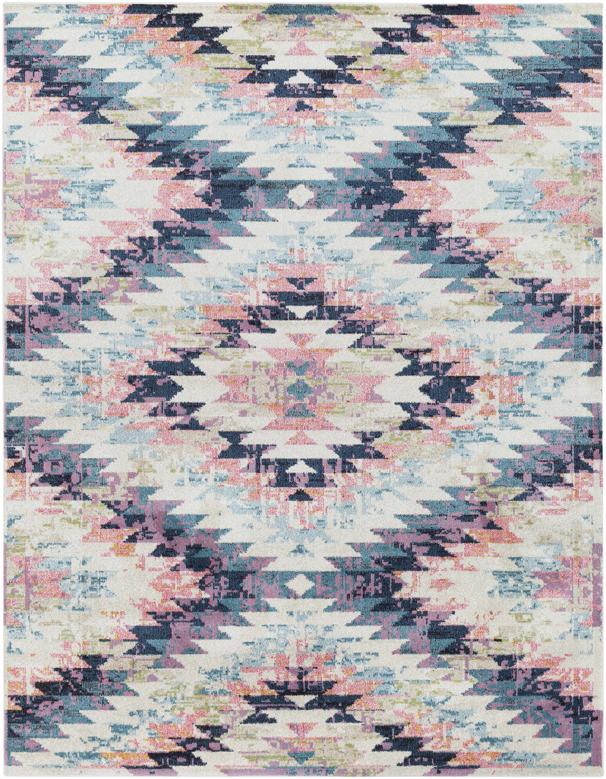 Hauteloom Lewisberry LEW White Machine Made Polypropylene Rug
