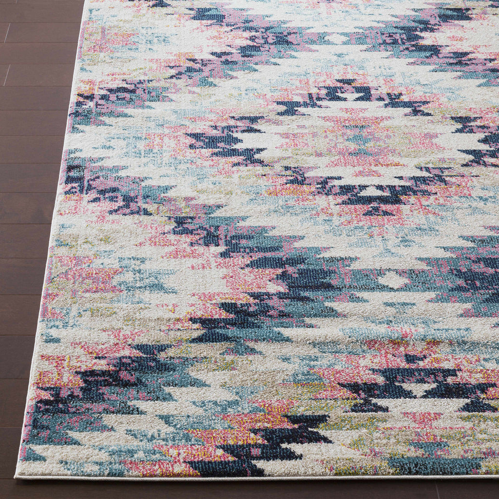 Hauteloom Lewisberry LEW White Machine Made Polypropylene Rug
