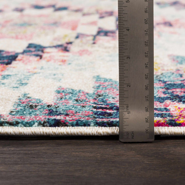 Hauteloom Lewisberry LEW White Machine Made Polypropylene Rug