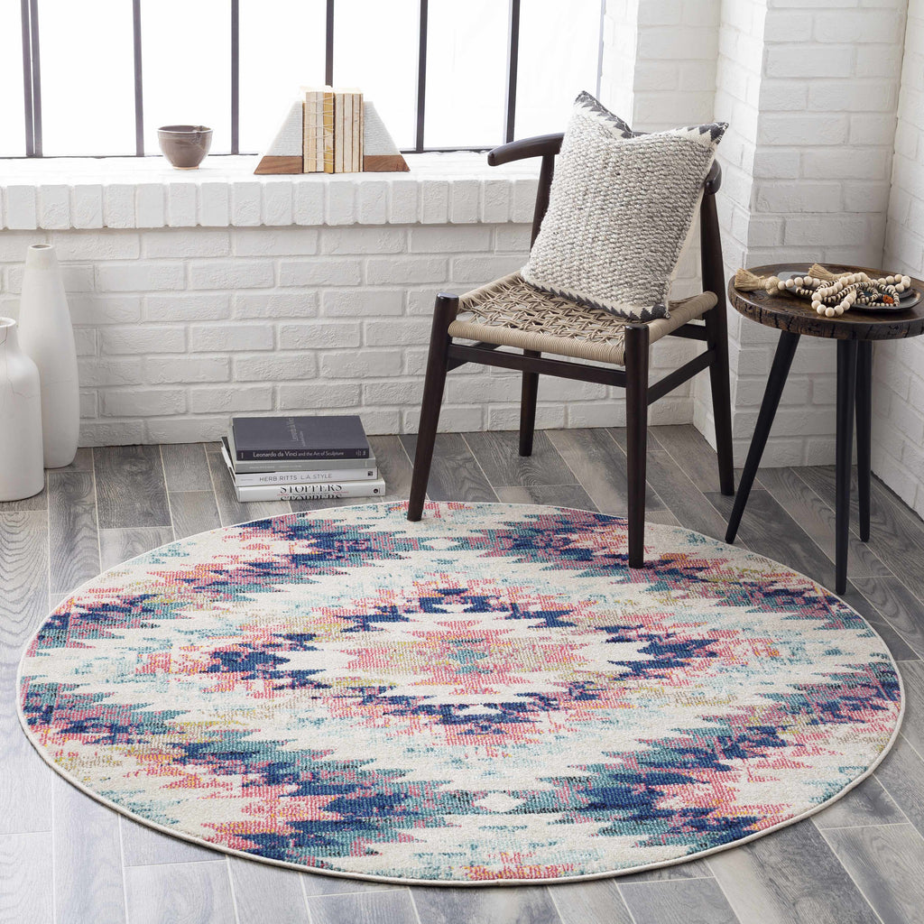 Hauteloom Lewisberry LEW White Machine Made Polypropylene Rug