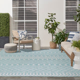 nourison positano pos02 aqua rug