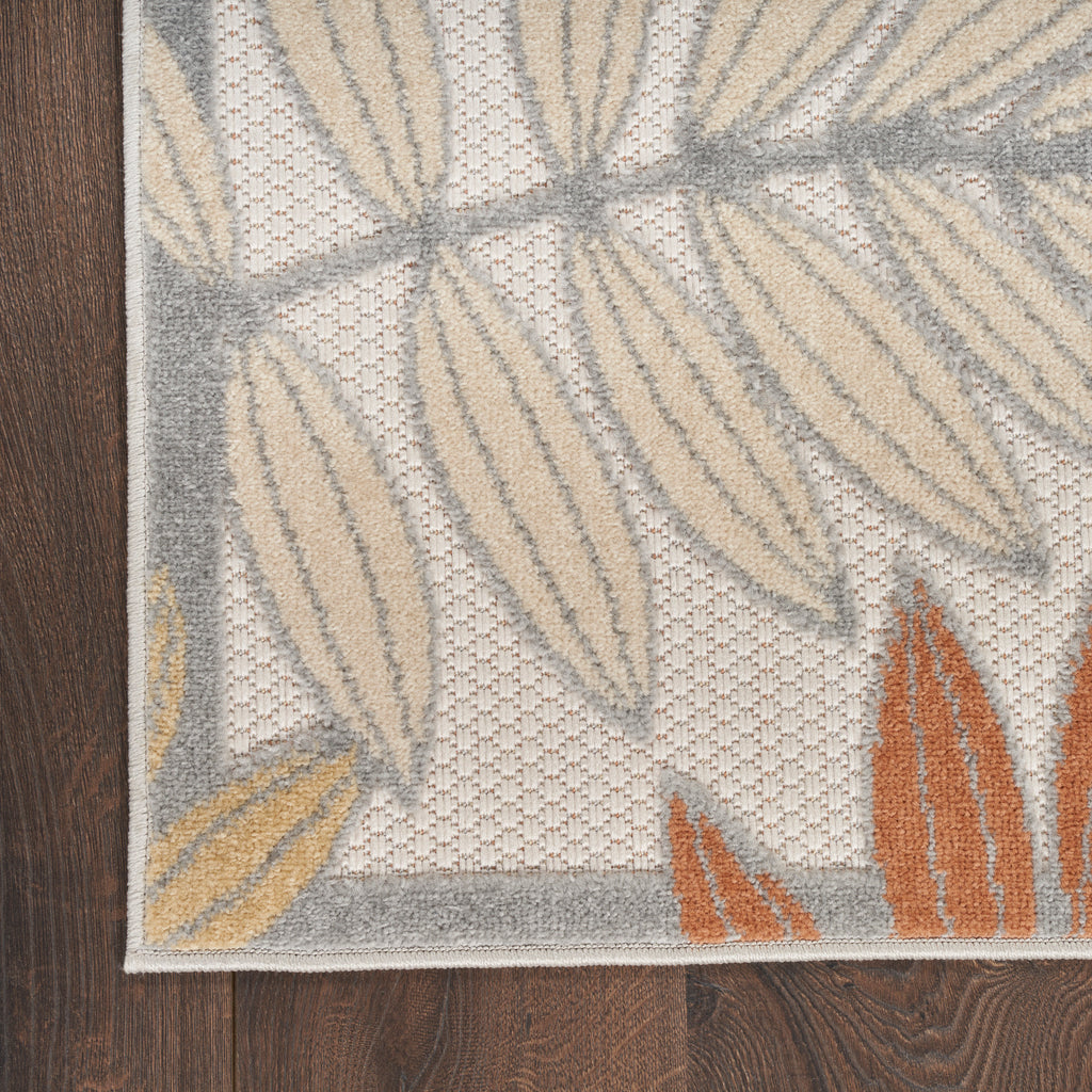 nourison aloha alh18 blue mocha rug