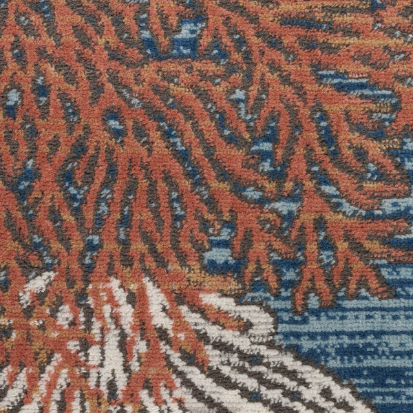 nourison seaside sds04 blue multicolor rug