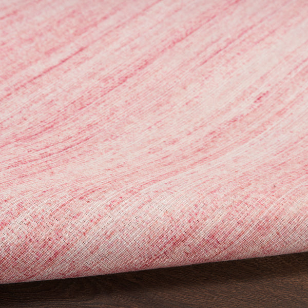 nourison washable essentials wae01 pink rug