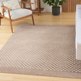 nourison care free caf02 brown rug